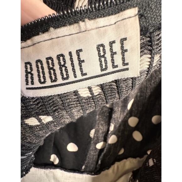 Vintage 80s 90s Robbie Bee Polka Dot Halter Midi Dress Women Sz 8 Marilyn Monroe - Picture 14 of 16